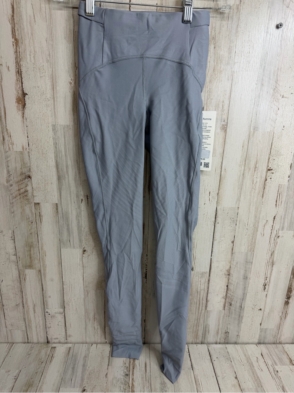 Light Gray Lululemon Senseknit Athletic Leggings